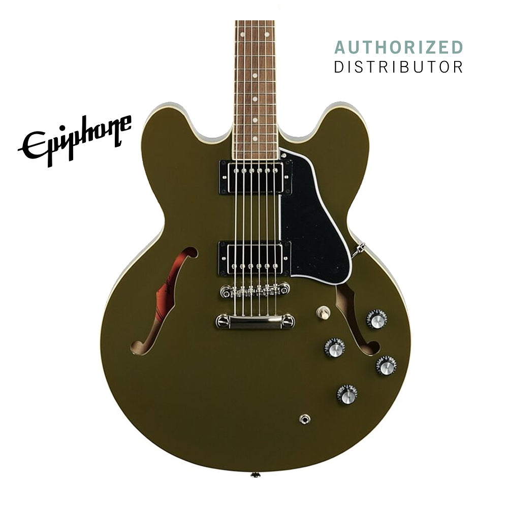 Epiphone Limited Edition ES-335 Semi-Hollowbody Electric Guitar - Olive Drab