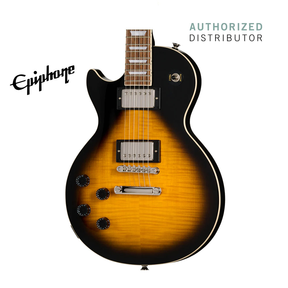 Epiphone Les Paul Tribute Plus Left-handed Electric Guitar - Vintage Sunburst