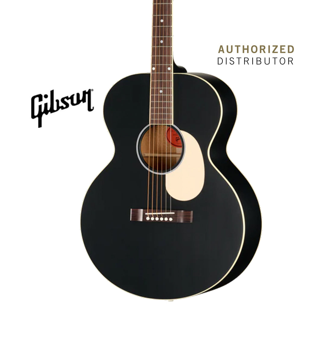 GIBSON ACOUSTIC J-185 CENTURY 12-FRET ACOUSTIC GUITAR - EBONY