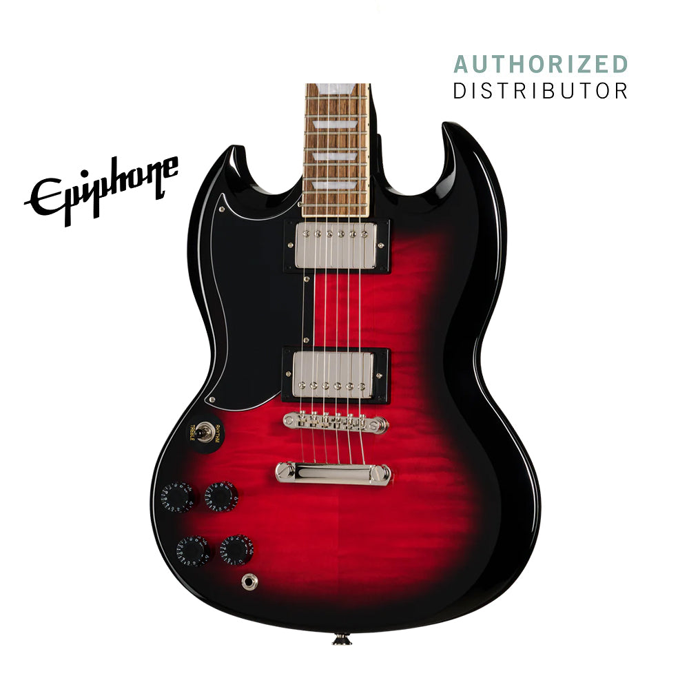 Epiphone SG Tribute Plus Left-handed Electric Guitar - Cherry Burst