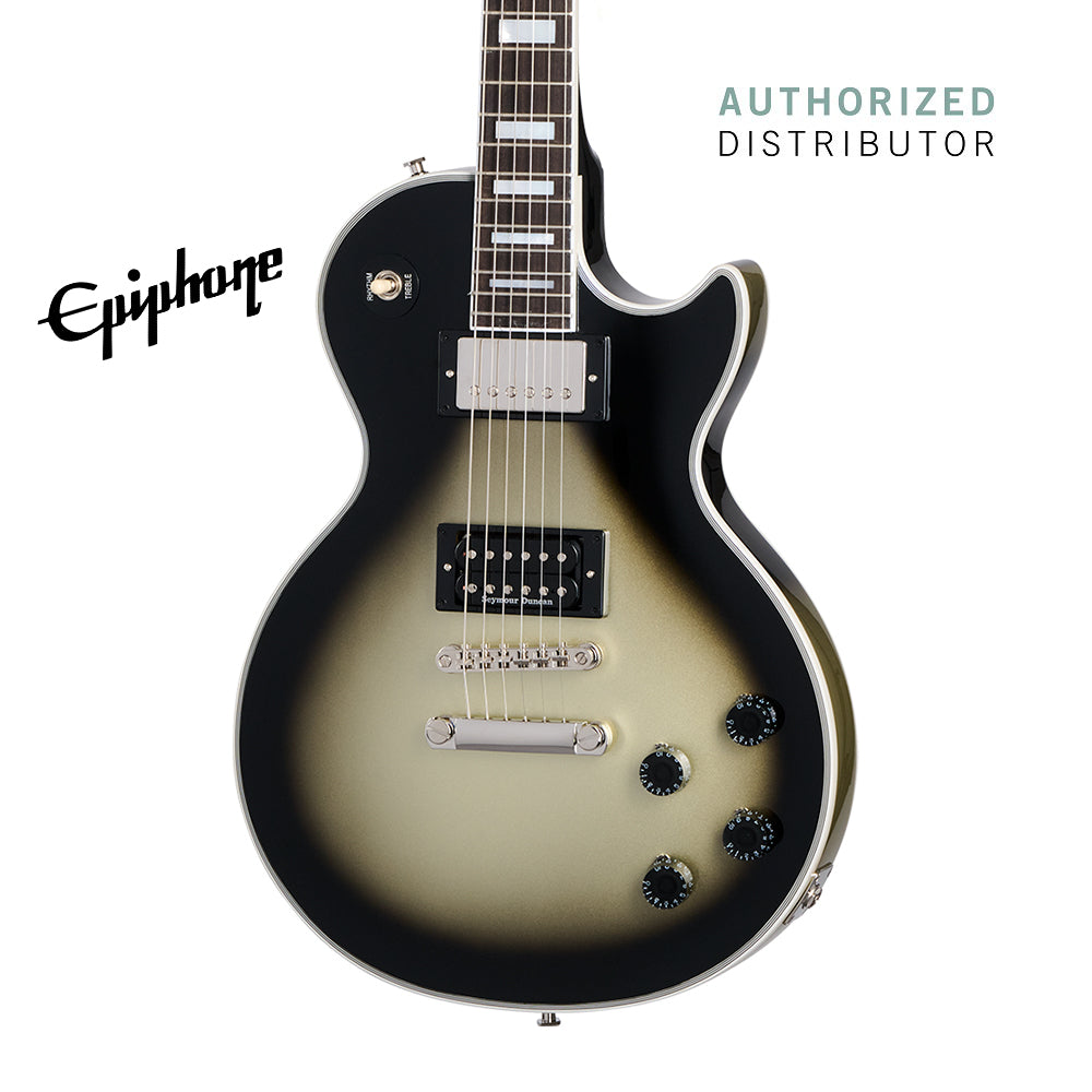 Epiphone Adam Jones 1979 Les Paul Custom Electric Guitar - Antique Silverburst