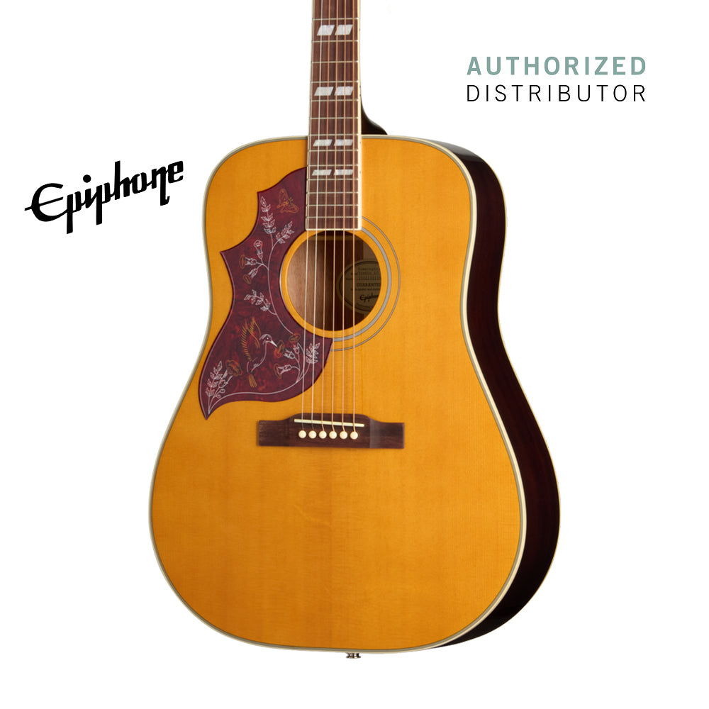Epiphone Hummingbird Studio Left-handed Acoustic-electric Guitar - Antique Natural