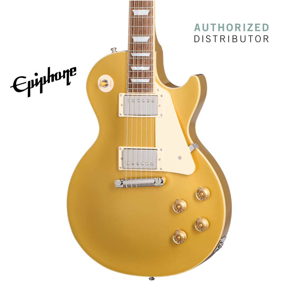 Epiphone Tak Matsumoto 1955 Les Paul Standard Electric Guitar,Case Included - Vintage Gold