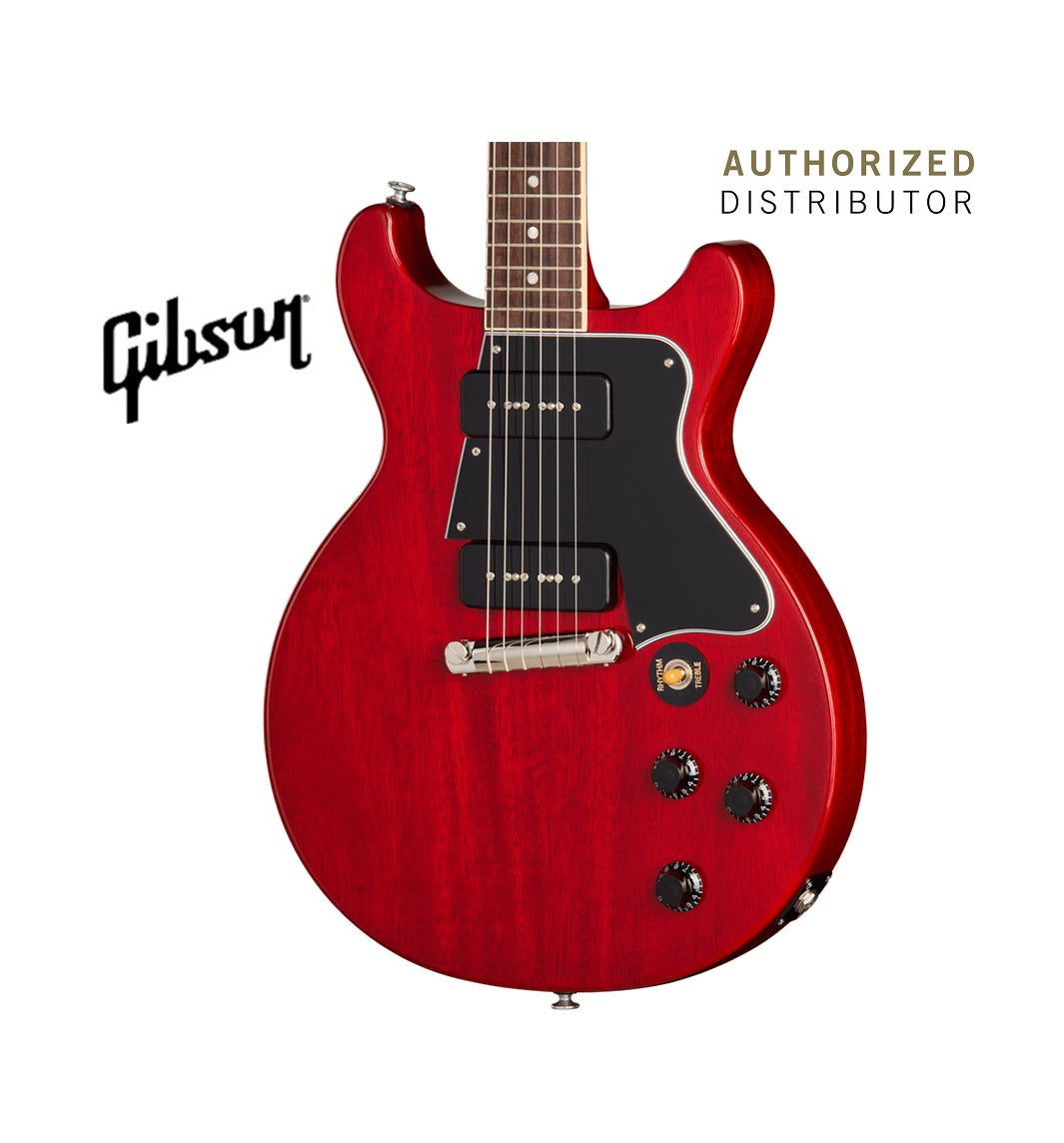 GIBSON LES PAUL SPECIAL DOUBLE CUTAWAY ELECTRIC GUITAR - VINTAGE CHERRY