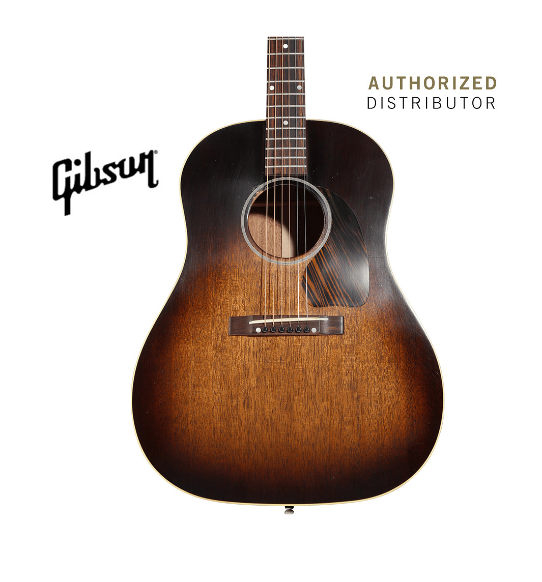 GIBSON ACOUSTIC 1942 J-45 ALL MAHOGANY ACOUSTIC GUITAR - NATURAL MAHOGANY, LIGHT AGED