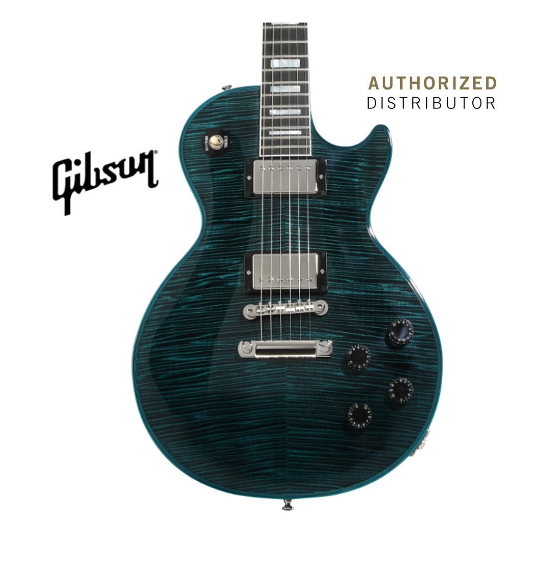 GIBSON CUSTOM LIMITED EDITION LES PAUL CUSTOM AXCESS ELECTRIC GUITAR - PEACOCK WIDOW