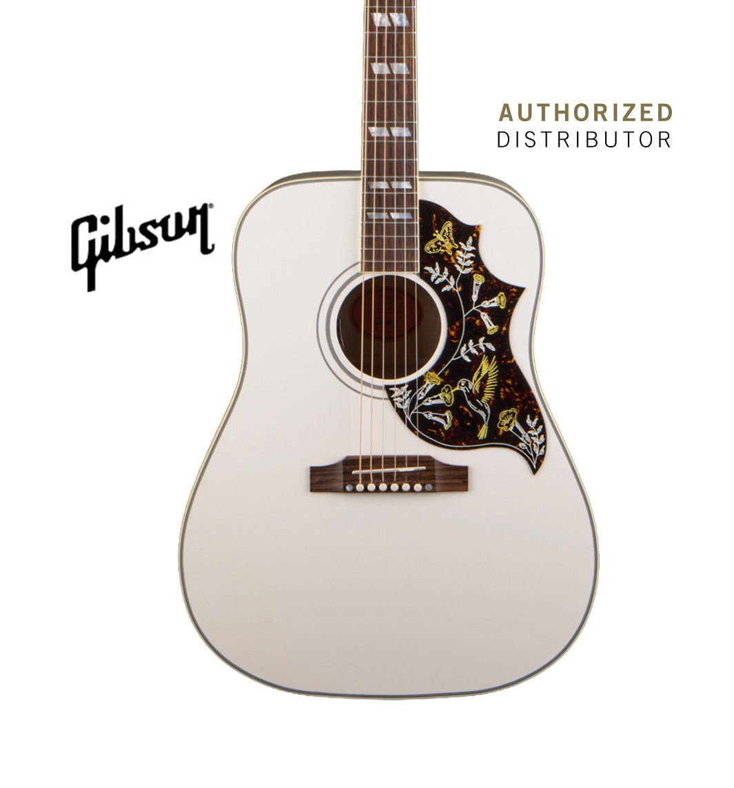 GIBSON ACOUSTIC HUMMINGBIRD MAPLE ACOUSTIC-ELECTRIC GUITAR - ALPINE WHITE