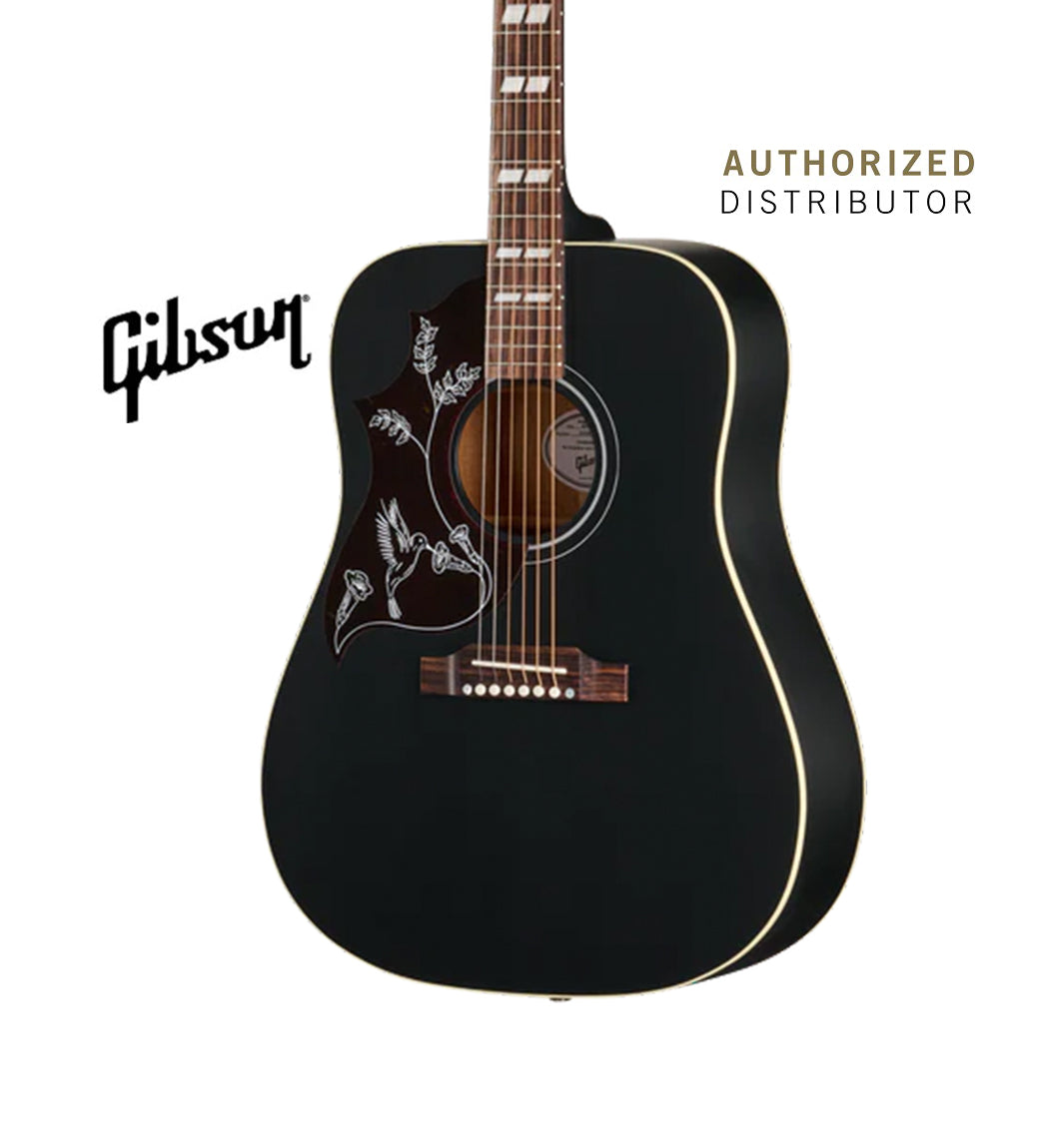 GIBSON ACOUSTIC HUMMINGBIRD SPECIAL LEFT-HANDED ACOUSTIC-ELECTRIC GUITAR - SATIN EBONY