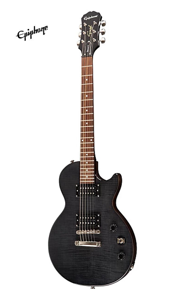 Epiphone Ltd Ed Les Paul Special-II Plus Top Best Beginner Electric Guitar - Transparent Black