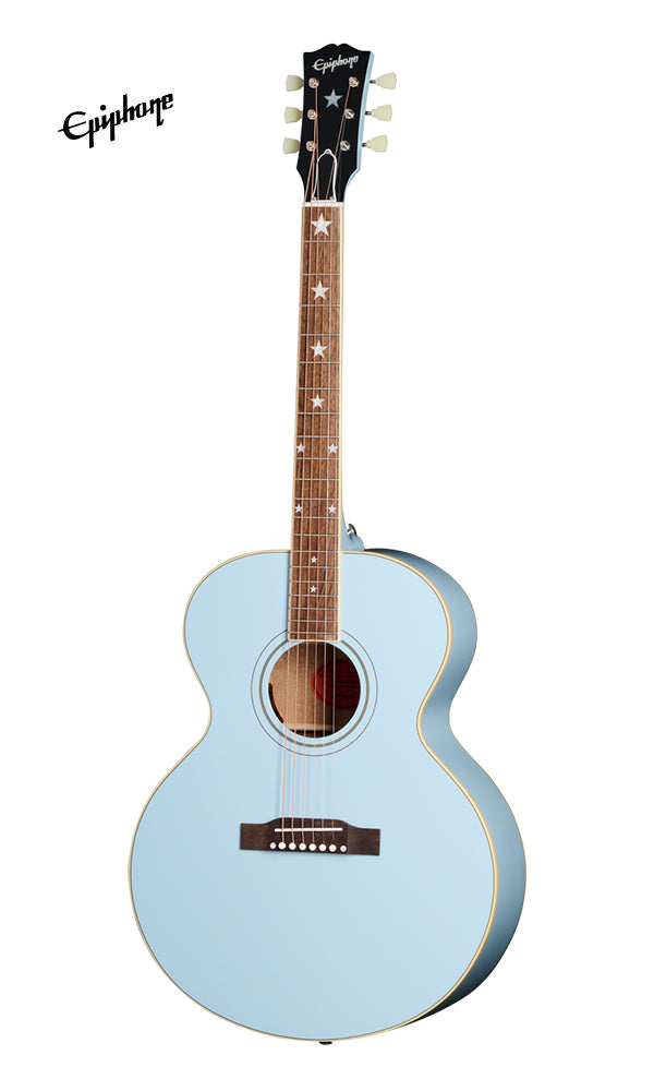 (Epiphone Inspired by Gibson Custom) Epiphone J-180 LS Acoustic-Electric Guitar - Frost Blue