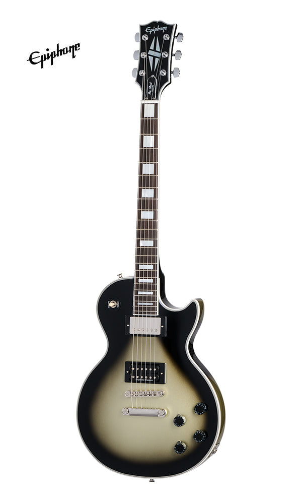 Epiphone Adam Jones 1979 Les Paul Custom Electric Guitar - Antique Silverburst