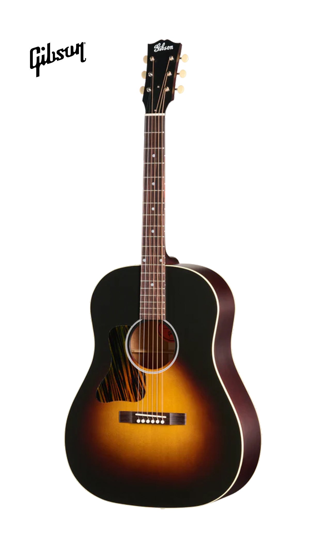 GIBSON ACOUSTIC J-45 CENTURY 12-FRET LEFT-HANDED ACOUSTIC GUITAR - VINTAGE SUNBURST