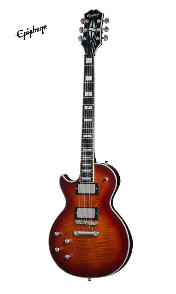 Epiphone Les Paul Prophecy Left-handed Electric Guitar with Premium Gig Bag - Aged Bengal Tiger