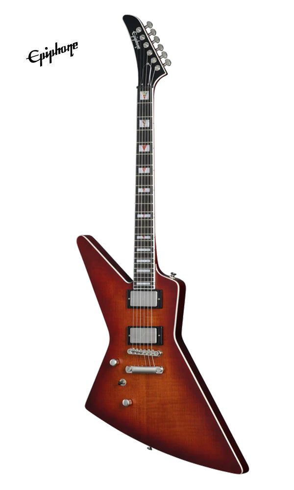 Epiphone Extura Prophecy Left-handed Electric Guitar with Premium Gig Bag - Aged Bengal Tiger