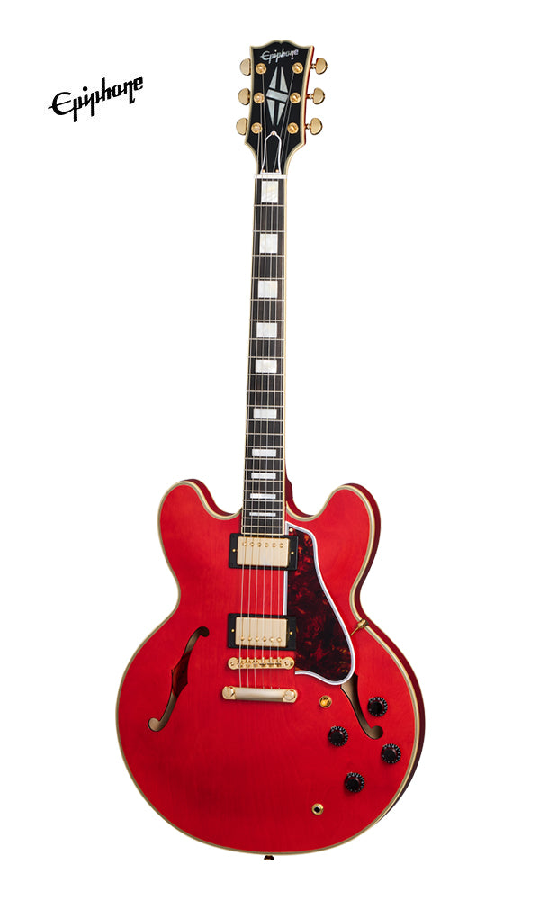 (Epiphone Inspired by Gibson Custom) Epiphone 1959 ES-355 Semi-Hollowbody Electric Guitar - Cherry Red