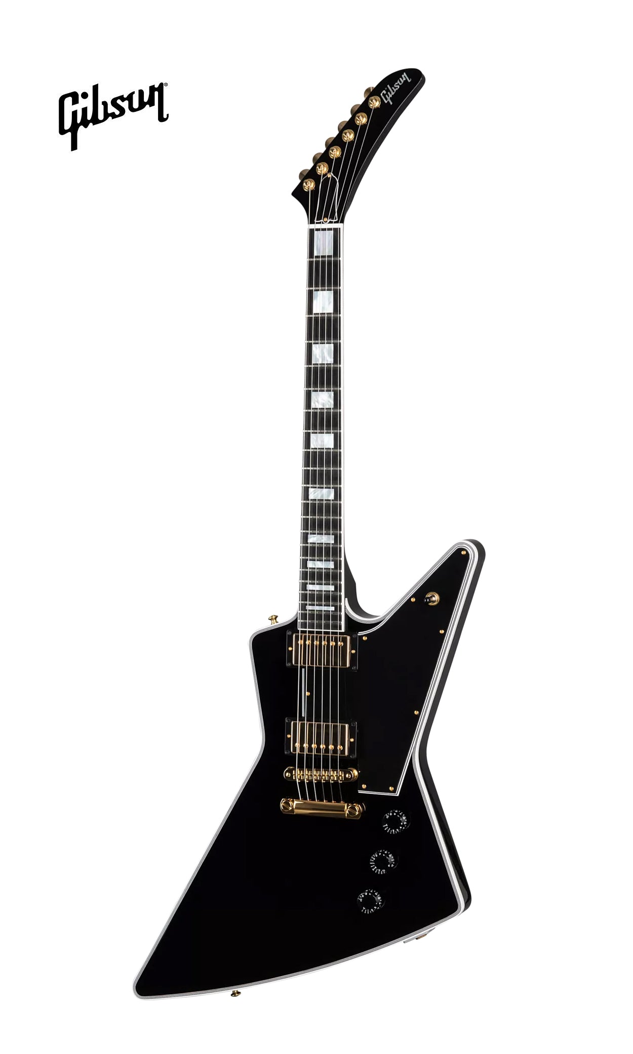GIBSON CUSTOM EXPLORER CUSTOM ELECTRIC GUITAR - EBONY