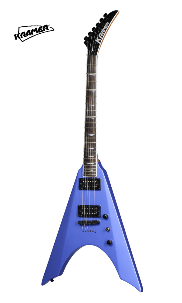Kramer Nite-V Electric Guitar - Royal Blue Metallic