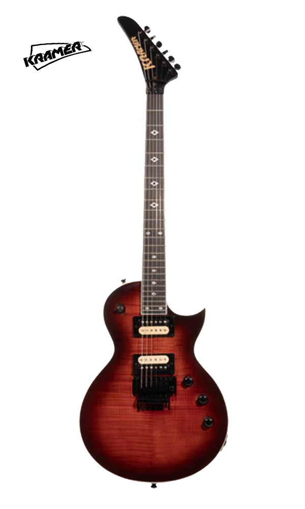 Kramer Assault Figured Electric Guitar with Premium Bag - Magenta Perimeter