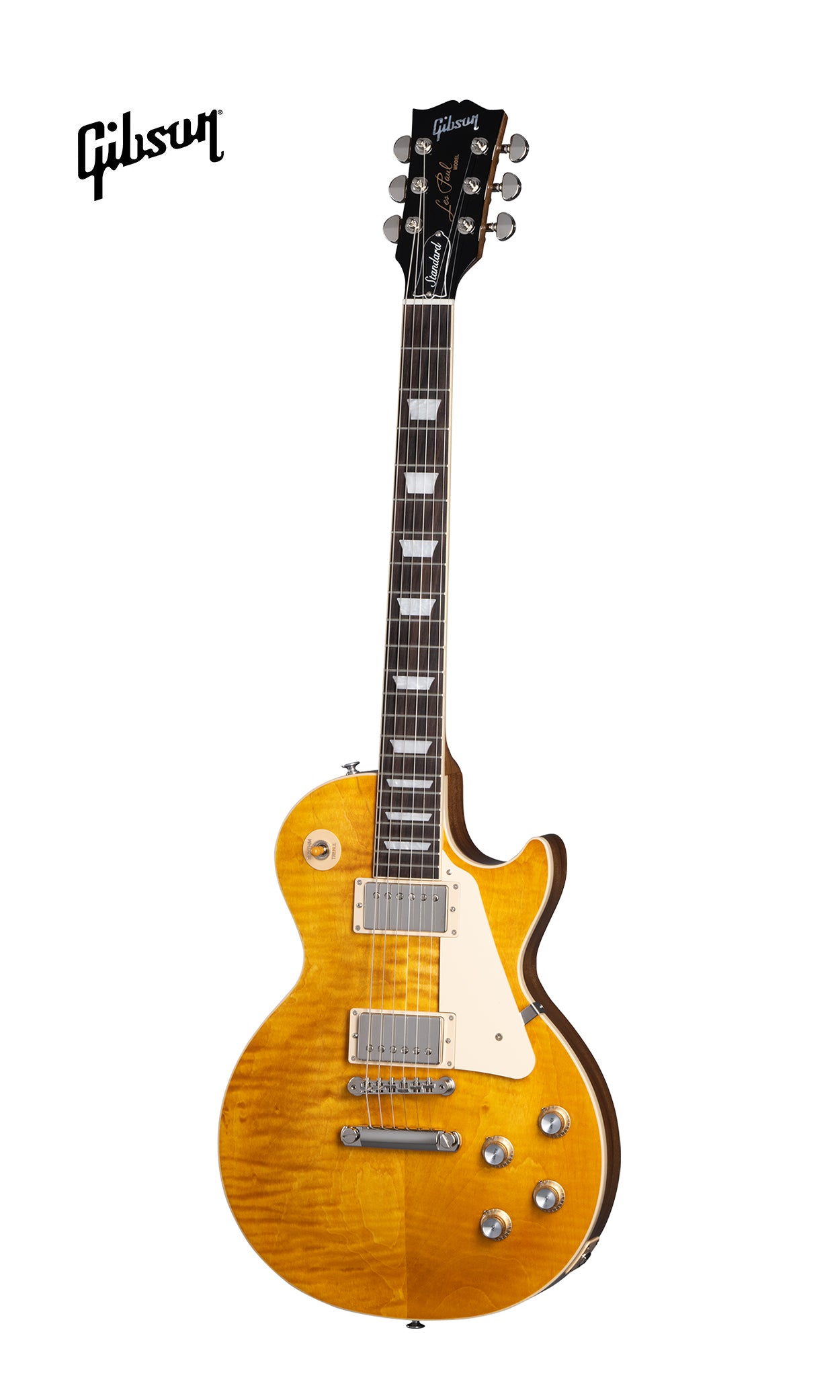GIBSON LES PAUL STANDARD 60S FIGURED TOP ELECTRIC GUITAR - HONEY AMBER