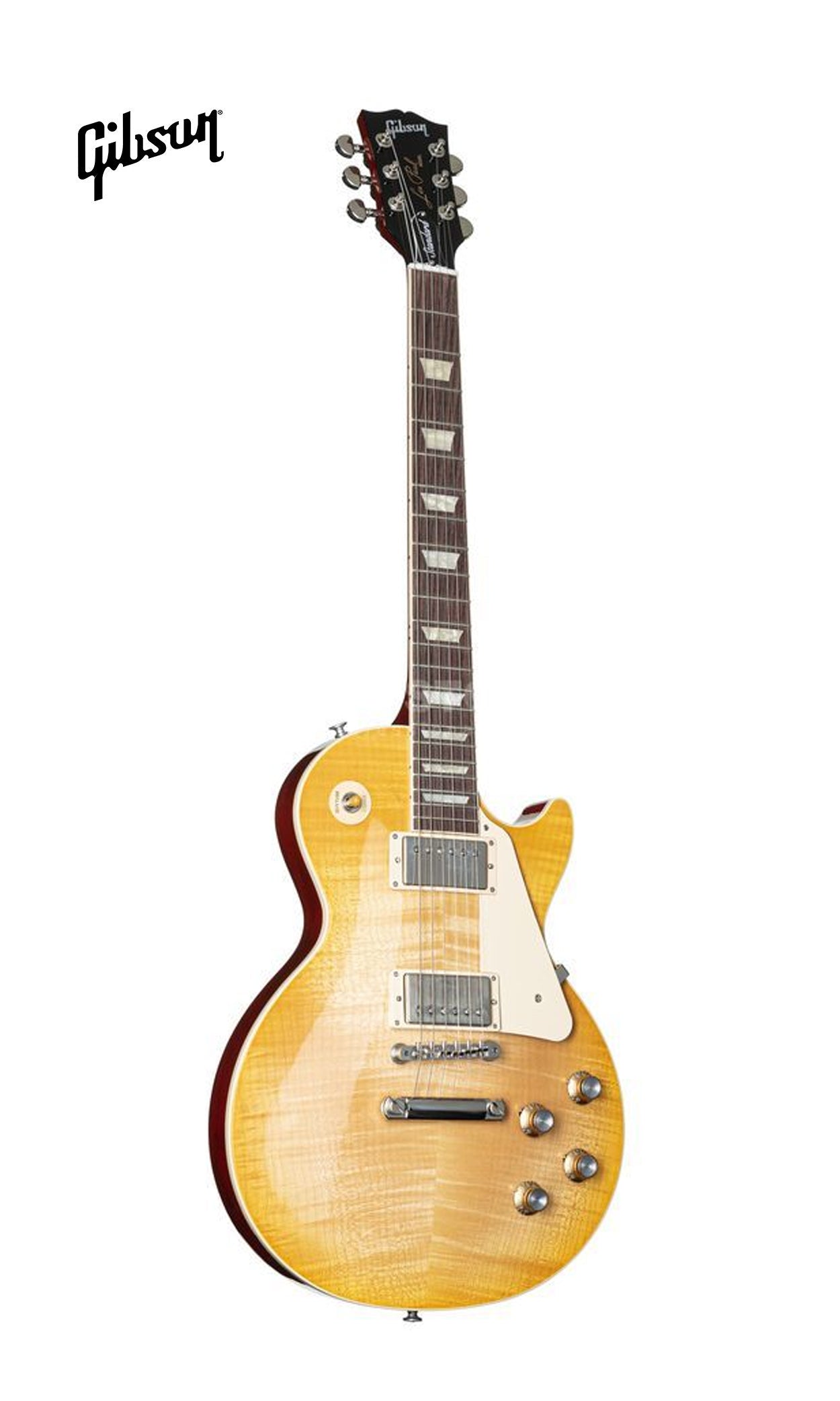 GIBSON USA LIMITED EDITION LES PAUL STANDARD '60S AAA TOP ELECTRIC GUITAR - LEMONBURST