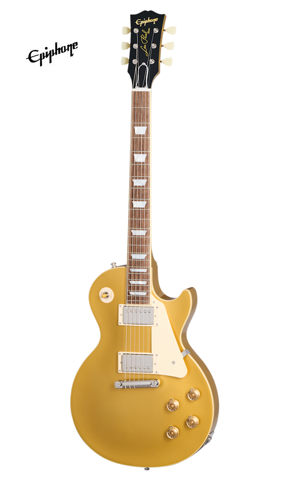 Epiphone Tak Matsumoto 1955 Les Paul Standard Electric Guitar,Case Included - Vintage Gold