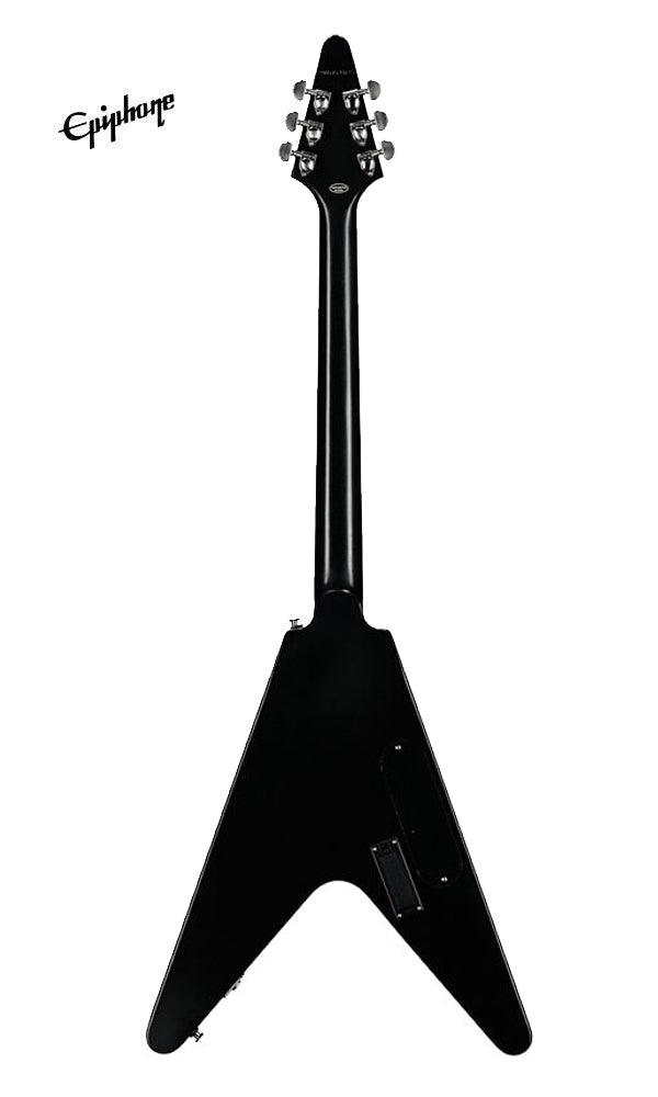 Epiphone Flying V Prophecy Left-handed Electric Guitar - Aged Jet Black Metallic