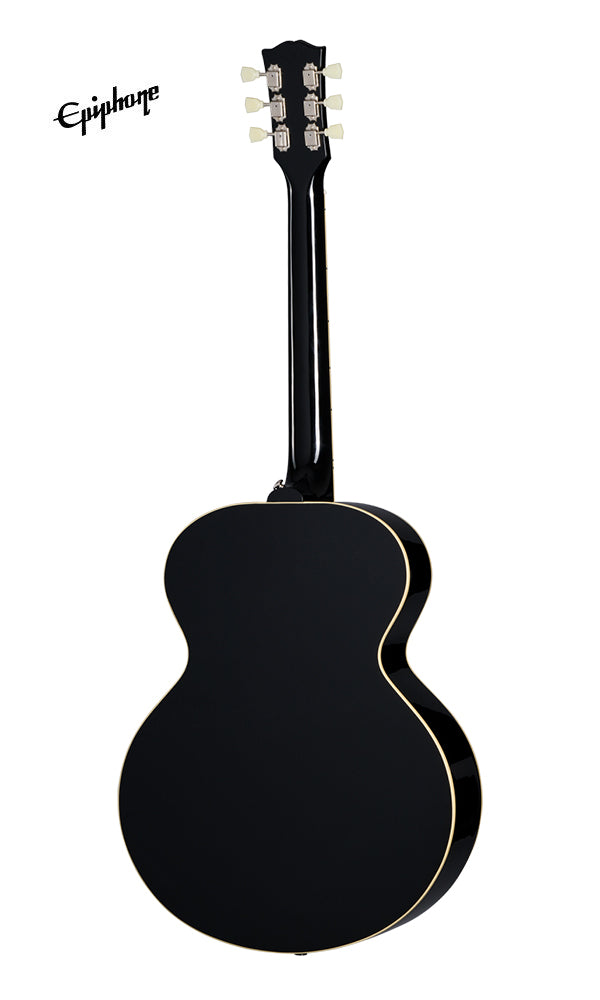 (Epiphone Inspired by Gibson Custom) Epiphone J-180 LS Acoustic-Electric Guitar - Ebony