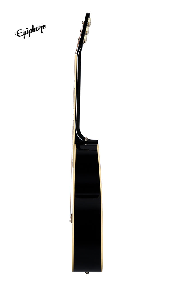 (Epiphone Inspired by Gibson Custom) Epiphone J-180 LS Acoustic-Electric Guitar - Ebony