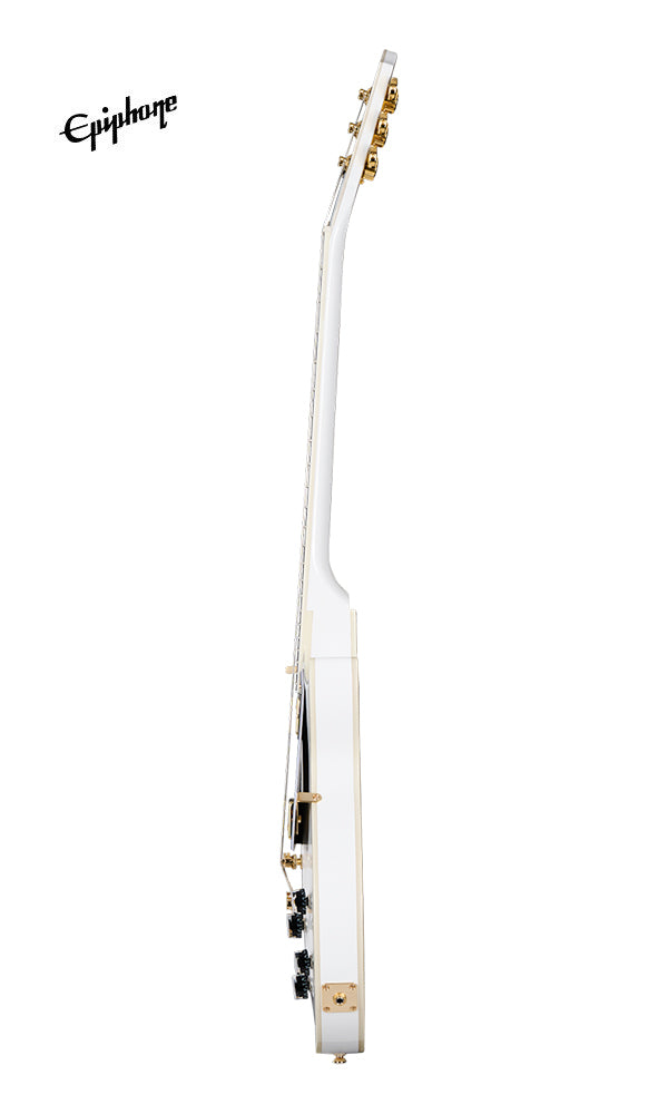 Epiphone Les Paul Custom with Premium Gigbag - Alpine White