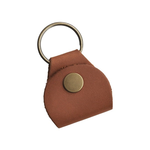 GIBSON ACCESSORIES LEATHER PICKHOLDER KEYCHAIN - BROWN (AKYC-BRN)