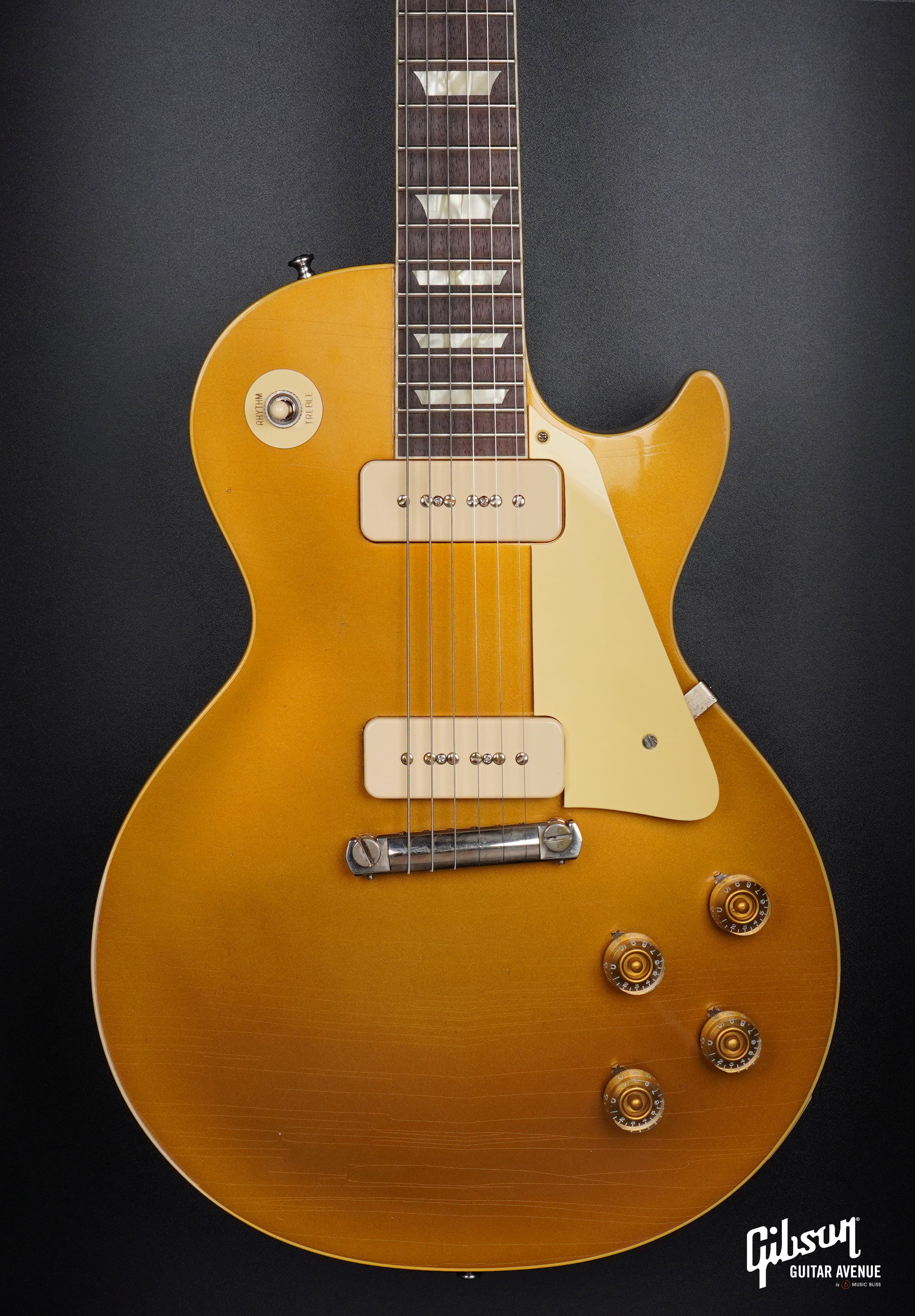 GIBSON 1954 LES PAUL STANDARD REISSUE ALL GOLD MURPHY LAB LIGHT AGED