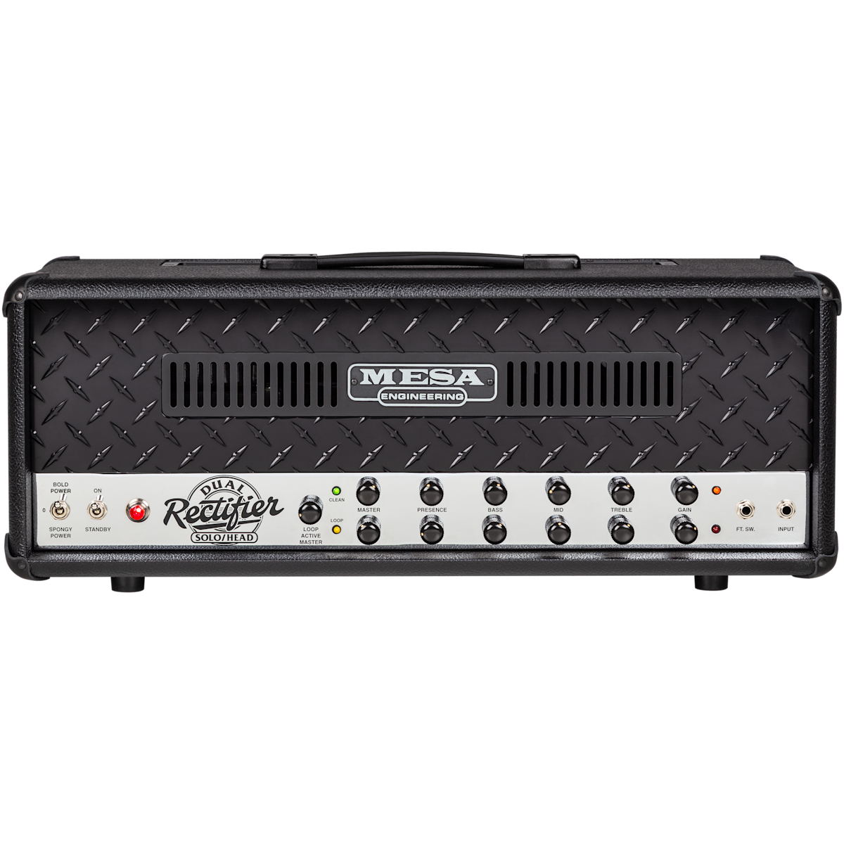 Mesa Boogie '90s Dual Rectifier 100-watt Tube Head - Black