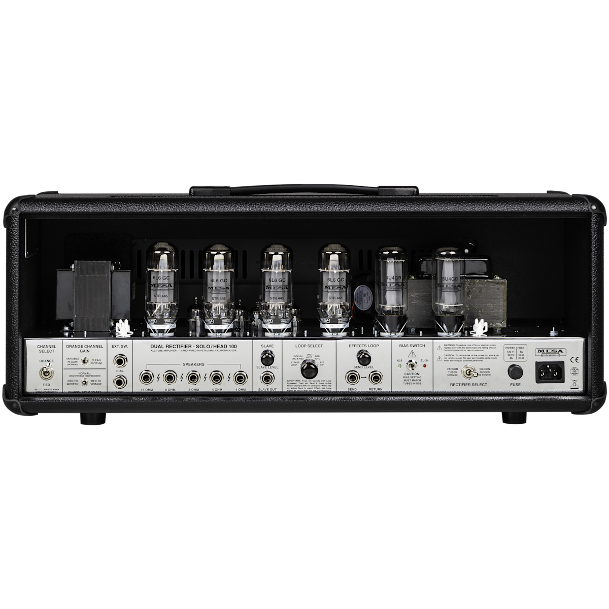 Mesa Boogie '90s Dual Rectifier 100-watt Tube Head - Black