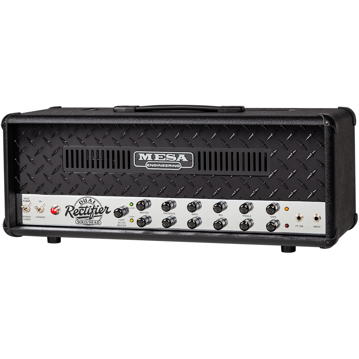 Mesa Boogie '90s Dual Rectifier 100-watt Tube Head - Black