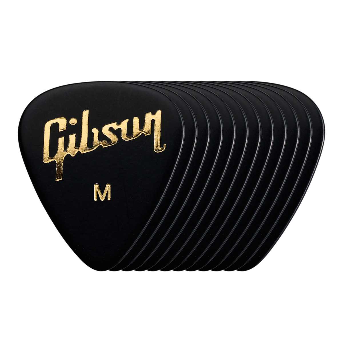 GIBSON ACCESSORIES STANDARD PICKS MEDIUM, 12 PACK (APRB12-74M)