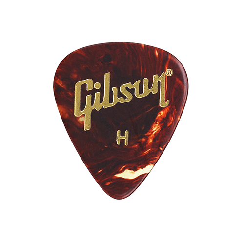 GIBSON ACCESSORIES TORTOISE HEAVY PICKS, 12 PACK (APRT12-74H)