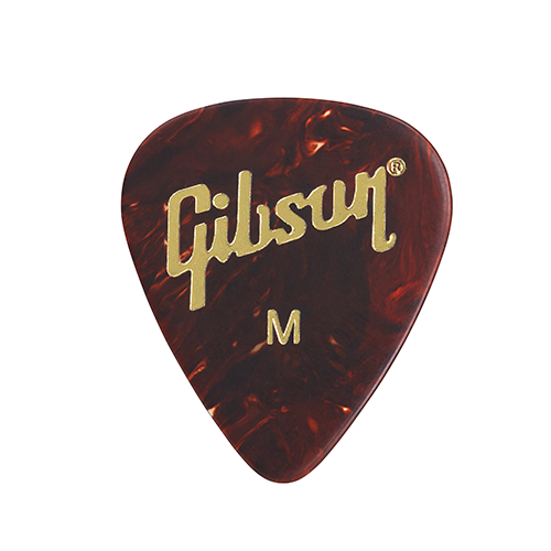 GIBSON ACCESSORIES TORTOISE MEDIUM PICKS, 12 PACK (APRT12-74M)