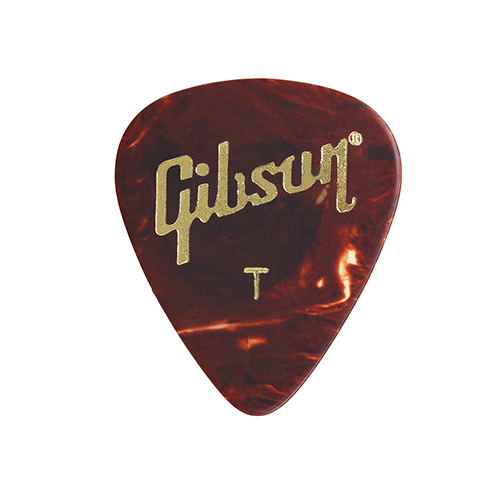 GIBSON ACCESSORIES TORTOISE THIN PICKS, 12 PACK (APRT12-74T)