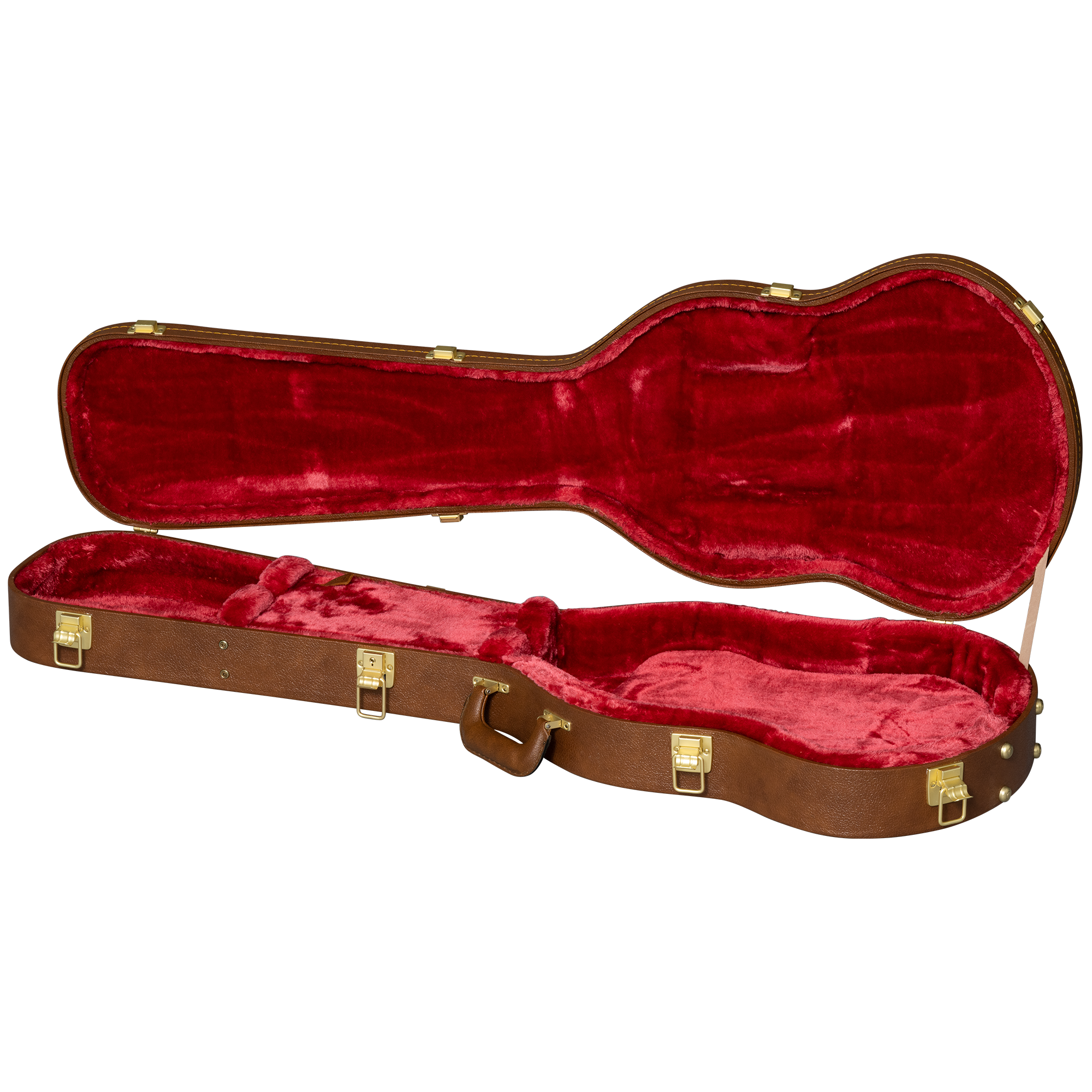 GIBSON ACCESSORIES SG BASS ORIGINAL HARDSHELL CASE - BROWN (ASBASSCASE-ORG)