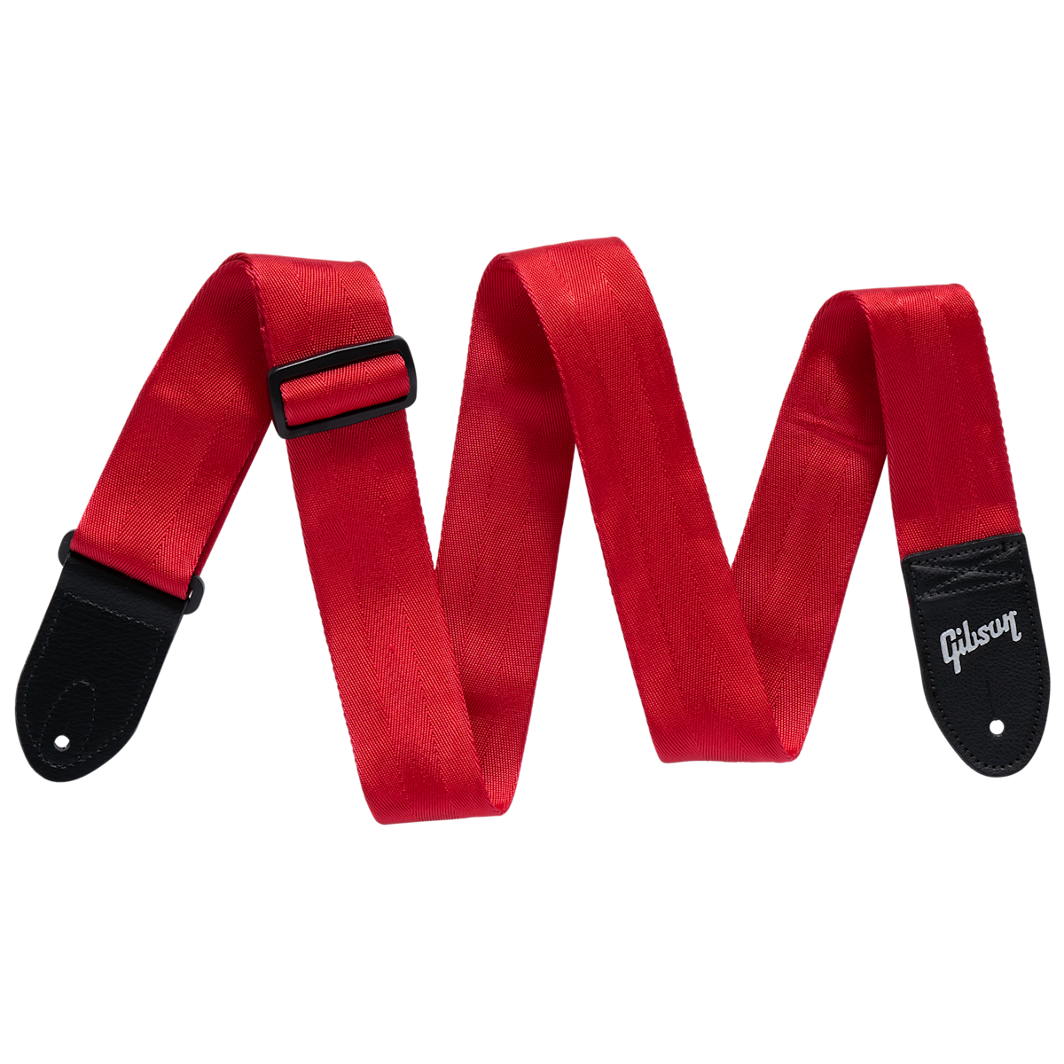 GIBSON ACCESSORIES THE SEATBELT GUITAR STRAP - RED (ASBELT-RED)