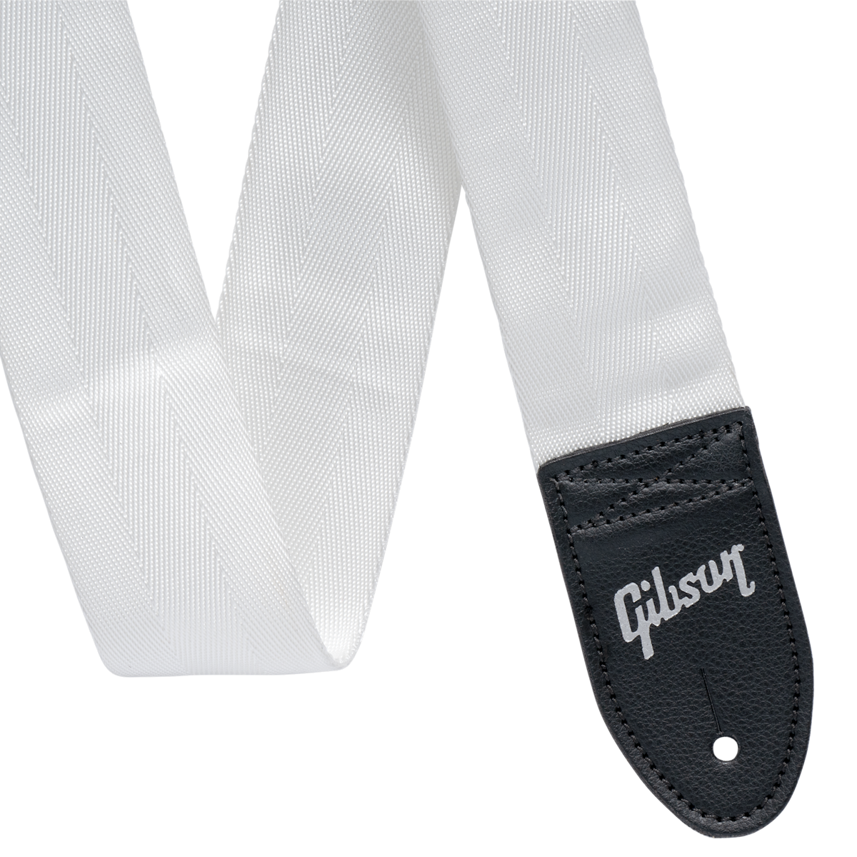 GIBSON ACCESSORIES THE SEATBELT GUITAR STRAP - WHITE (ASBELT-WHT)