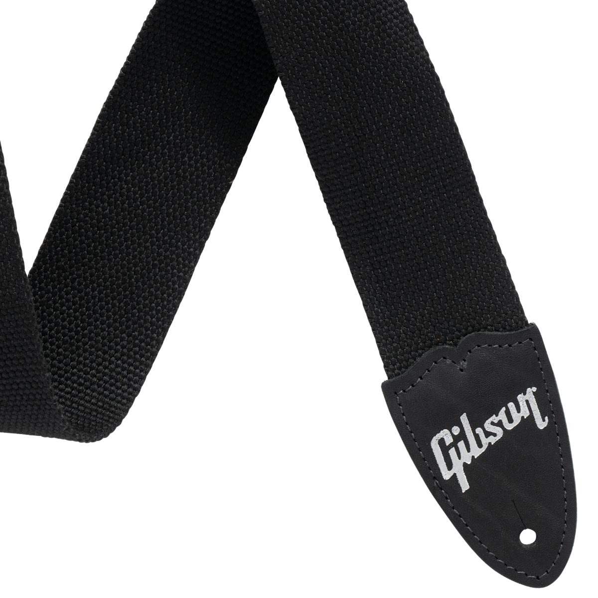 GIBSON ACCESSORIES THE CANVAS GUITAR STRAP - BLACK (ASCNVS-BLK)