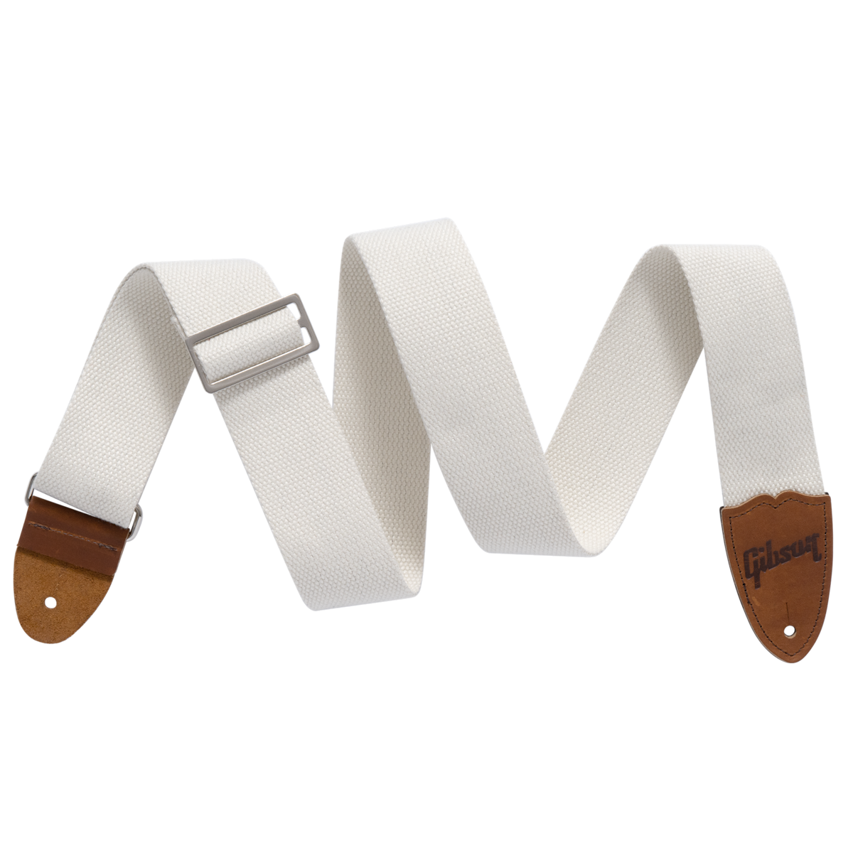 GIBSON ACCESSORIES THE CANVAS GUITAR STRAP - WHITE (ASCNVS-WHT)