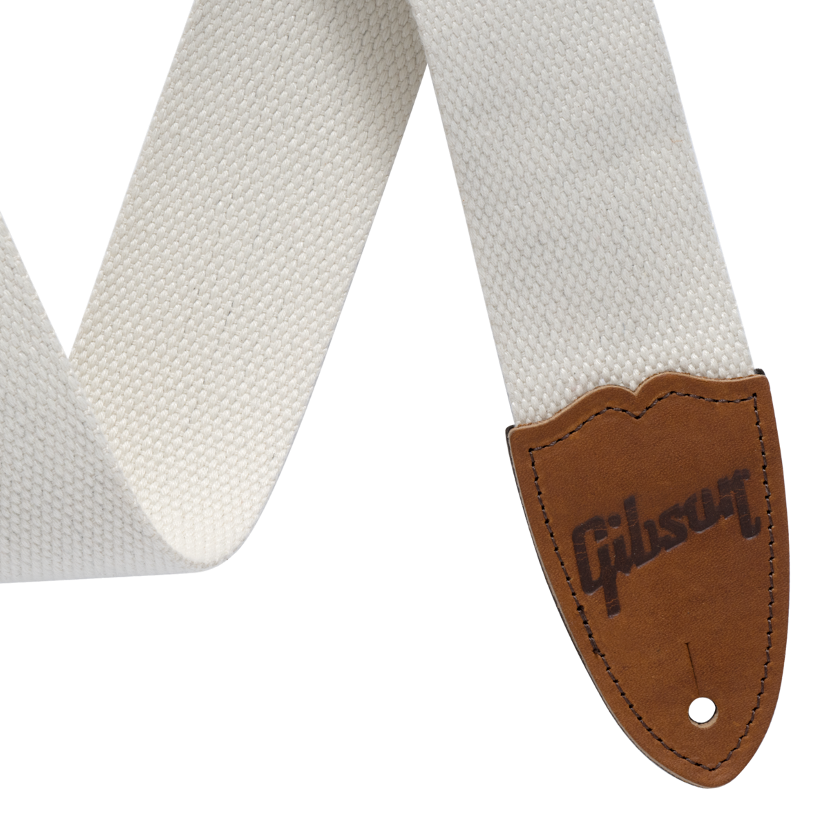 GIBSON ACCESSORIES THE CANVAS GUITAR STRAP - WHITE (ASCNVS-WHT)