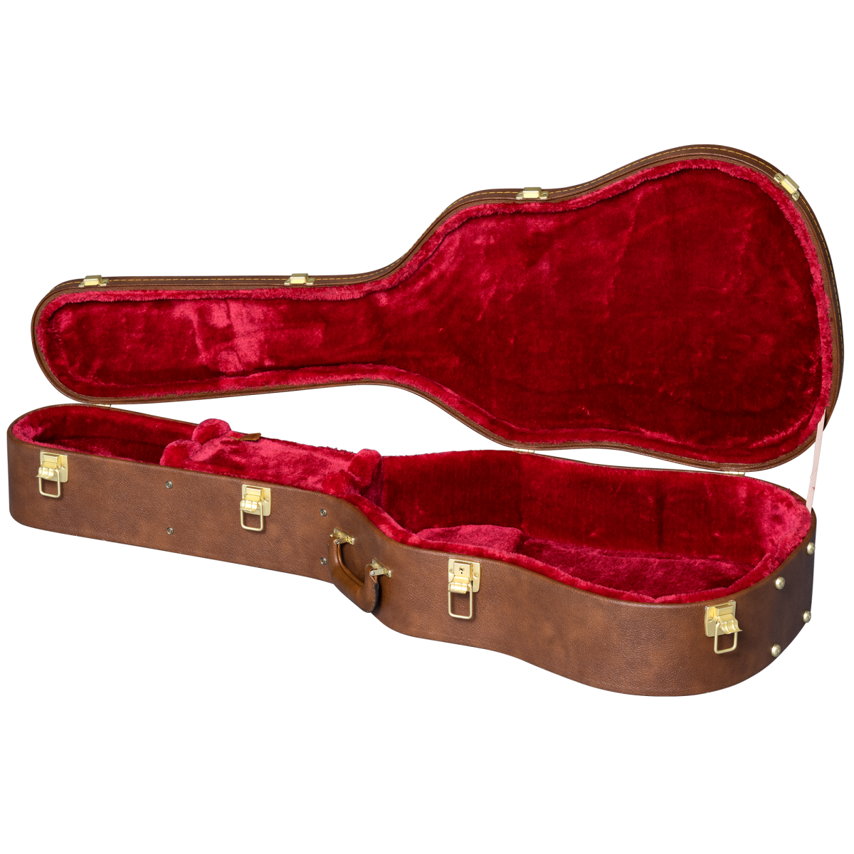 GIBSON ACCESSORIES DREADNOUGHT ORIGINAL HARDSHELL CASE - BROWN (ASDNCASE-ORG)