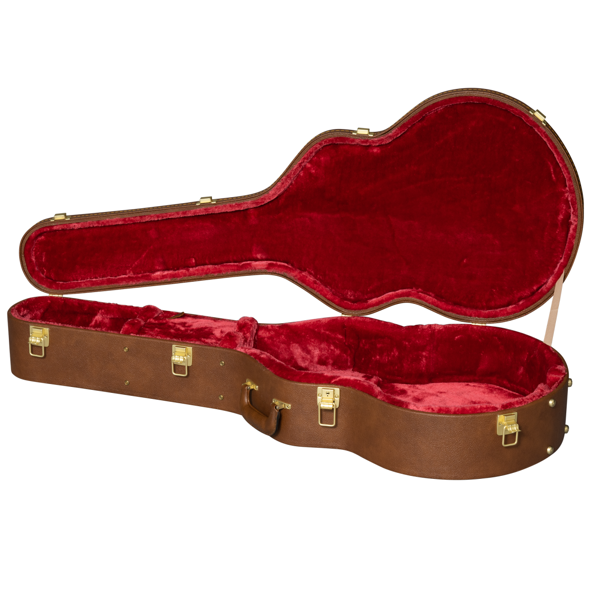 GIBSON ACCESSORIES J-185 ORIGINAL HARDSHELL CASE - BROWN (ASJ185CASE-ORG)