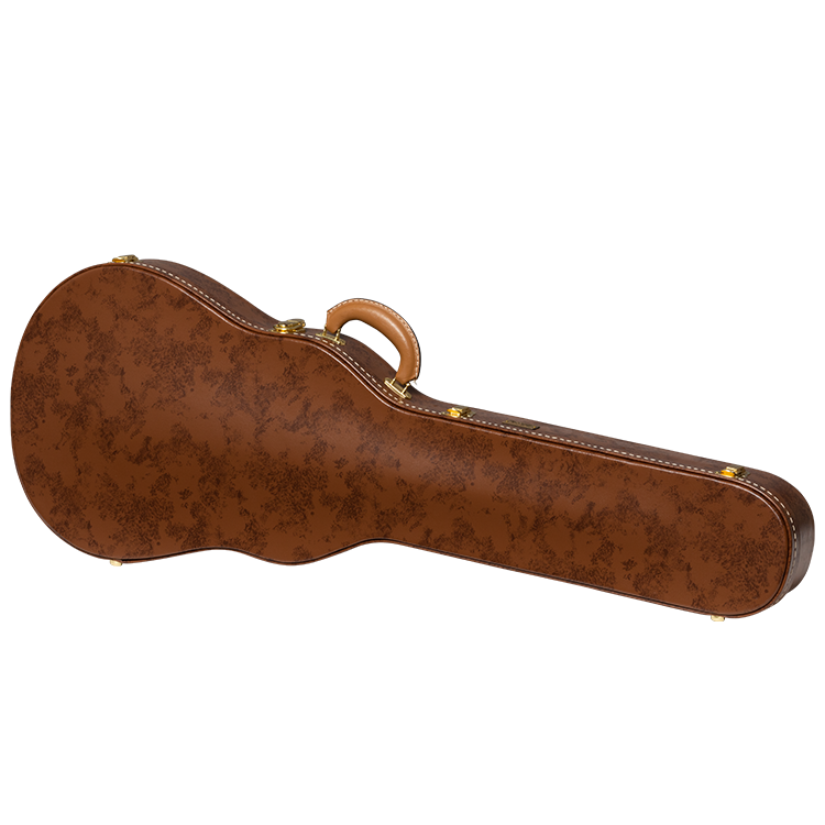 GIBSON ACCESSORIES LIFTON HISTORIC "5-LATCH" LES PAUL HARDSHELL CASE - BROWN/PINK (ASLFTCASE-5L-LPS)