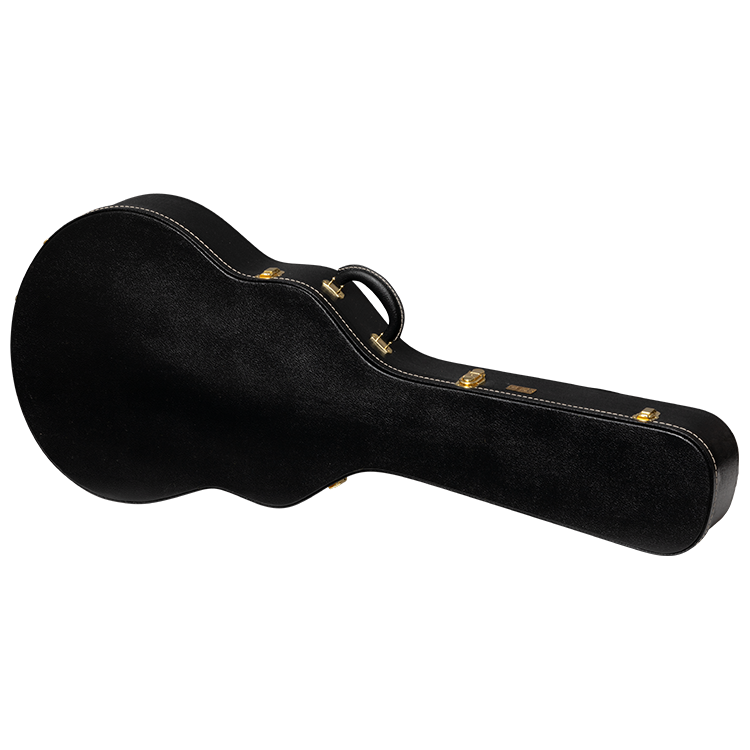 GIBSON ACCESSORIES LIFTON HISTORIC ES-335 HARDSHELL CASE - BLACK/GOLDENROD (ASLFTCASE-PB-335)