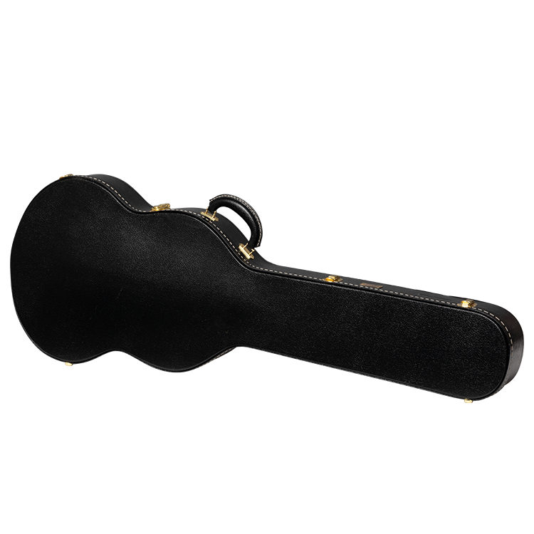 GIBSON ACCESSORIES LIFTON HISTORIC SG HARDSHELL CASE - BLACK/GOLDENROD (ASLFTCASE-PB-SG)