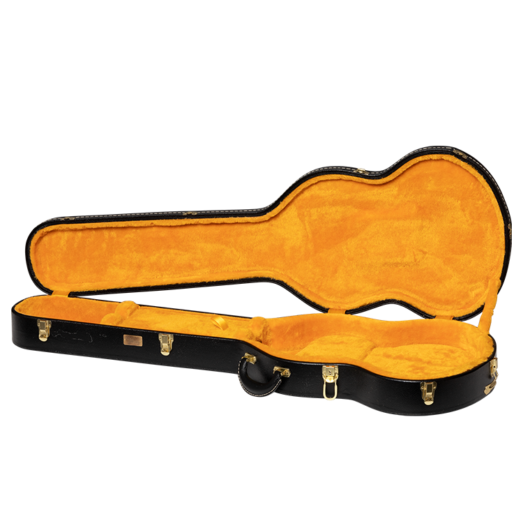 GIBSON ACCESSORIES LIFTON HISTORIC SG HARDSHELL CASE - BLACK/GOLDENROD (ASLFTCASE-PB-SG)